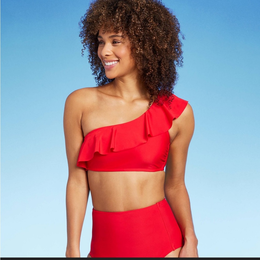 Kona Sol High Waist one Shoulder Bikini S